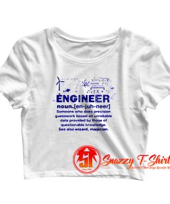 Engineer Noun Crop Top Shirt