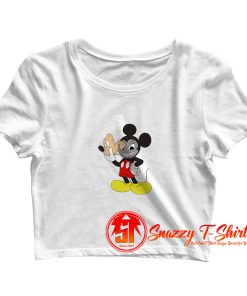 Evil Mickey Mouse Disney Swag Crop Top Shirt