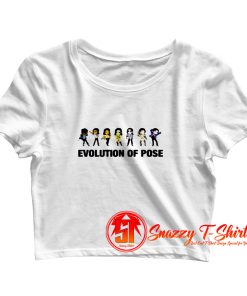 Evolution Of PoseMichael Jackson Crop Top Shirt