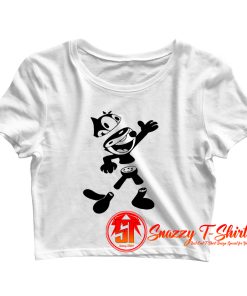 FELIX CAT Crop Top Shirt
