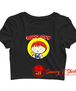Family Guy x Childs Play Good Guy Chucky Stewie He Wants You Crop Top Shirt