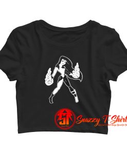 Fan Art of Shego from Kim Possible Crop Top Shirt