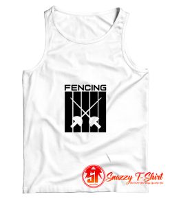 Fencing Degen Swords Tank Top
