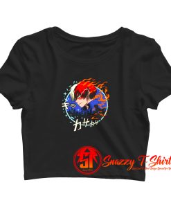 Fire And Ice My Hero Academia Crop Top Shirt