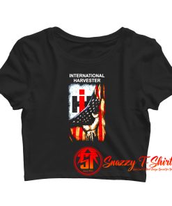 Flag American International Harvester Crop Top Shirt