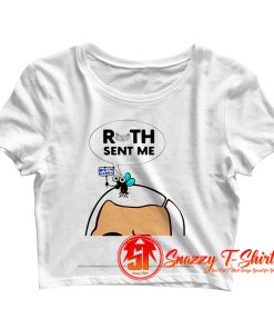 Flies Rbg Ruth Sent Me Biden Harris Crop Top Shirt