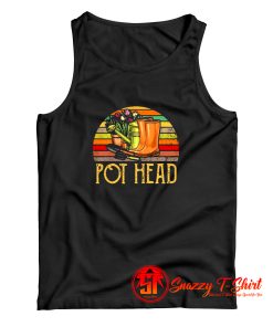 Flower boots pot head Tank Top