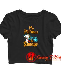 Flying Ace My Patronus Is A Snoopy Crop Top Shirt