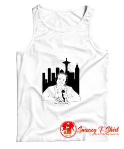 Frasier Im Listening with Seattle Skyline Tank Top