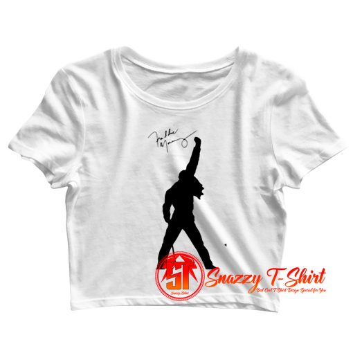 Freddie Mercury Signature Crop Top Shirt