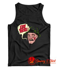 Freddy Krueger Stay Woke Poster Tank Top
