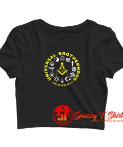 Freemason Universal Brotherhood Crop Top Shirt