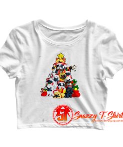 French Bulldog Christmas Crop Top Shirt