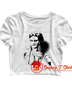 Frida Kahlo Tattoo Crop Top Shirt