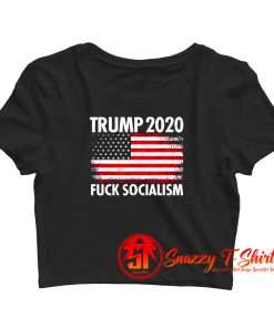 Fuck Socialism Socialist Usa Crop Top Shirt
