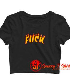 Fuck Thrasher Crop Top Shirt