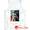 Funny Batgirl Grab Boobs Sexy Supergirl Tank Top