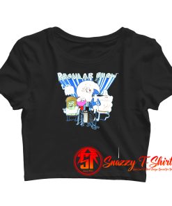 Funny Cartoon Regular Show Cast Spotlight Crop Top Shirt