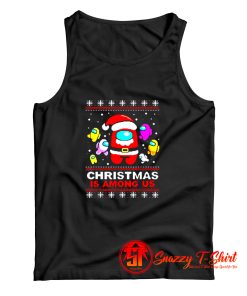 Funny Christmas Game Among Us Tank Top