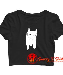 Funny Dog Pewdiepie Crop Top Shirt