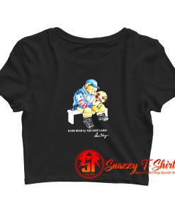 Funny Gucci Parody Kobe Bear by Dirt Label Crop Top Shirt