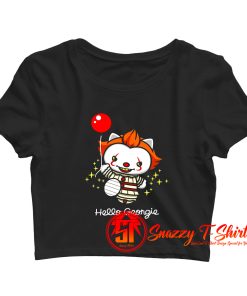 Funny Hello KittyJoker Crop Top Shirt