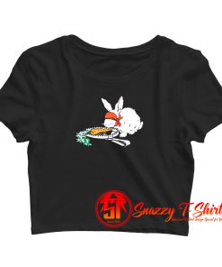 Funny Heritage Bunny Trap Crop Top Shirt