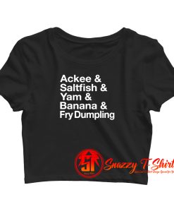 Funny Jamaican Heritage Crop Top Shirt