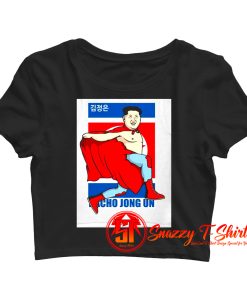 Funny Kim Jong Un Fly Crop Top Shirt