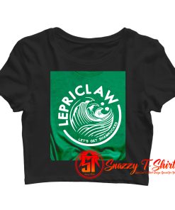 Funny Lepriclaw Saint Patricks Crop Top Shirt