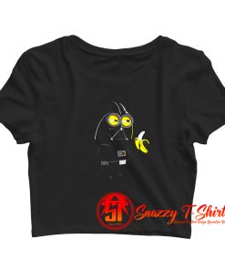 Funny Minion Lord Vader Crop Top Shirt