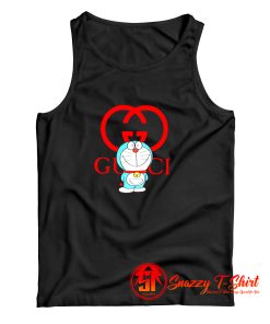 Funny Parody Doraemon x Gucci Tank Top