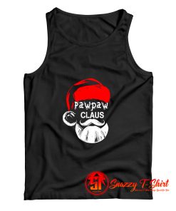 Funny Pawpaw Claus Christmas Grandpa Tank Top