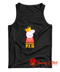 Funny Peppa Pig The Notorious Biggie Tank Top