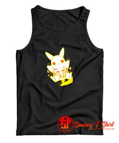 Funny Pokemon Pikachu Skeleton Tank Top