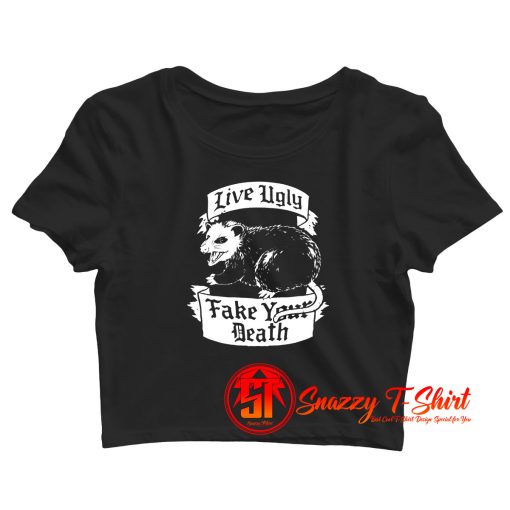 Funny Possum Crop Top Shirt