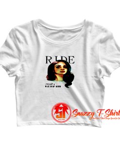 Funny Ride Lana Del Rey Vintage Crop Top Shirt
