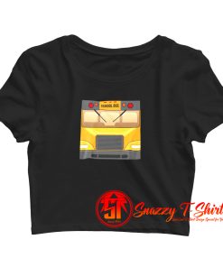Funny School Bus Drivers Crop Top Shirt