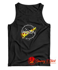 Funny Slice Of Pizza Nasa Parody Tank Top