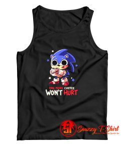 Funny Sonic One More Coffee Wont Hurt Tank Top