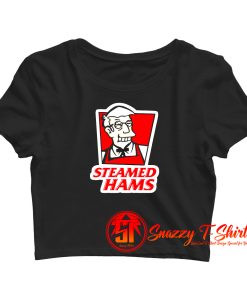 Funny Steamed Hams KFC Simpson Crop Top Shirt