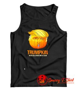 Funny TRUMP Halloween Trumpkin Tank Top