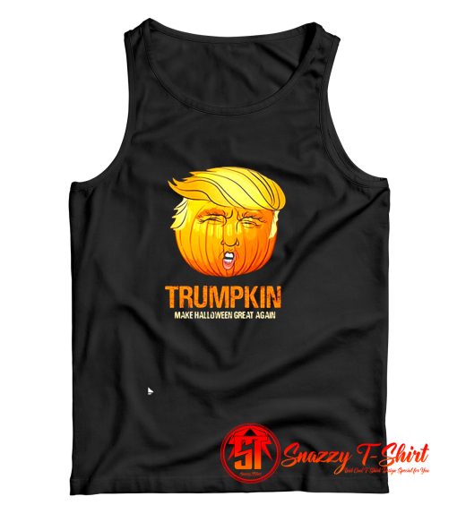Funny TRUMP Halloween Trumpkin Tank Top