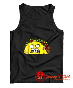 Funny Tacos Zombie Face Scary Halloween Tank Top