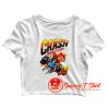 Funny Vintage Crash Team Racing Crop Top Shirt