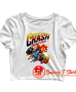 Funny Vintage Crash Team Racing Crop Top Shirt