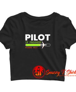 Future Pilot Plane Crop Top Shirt
