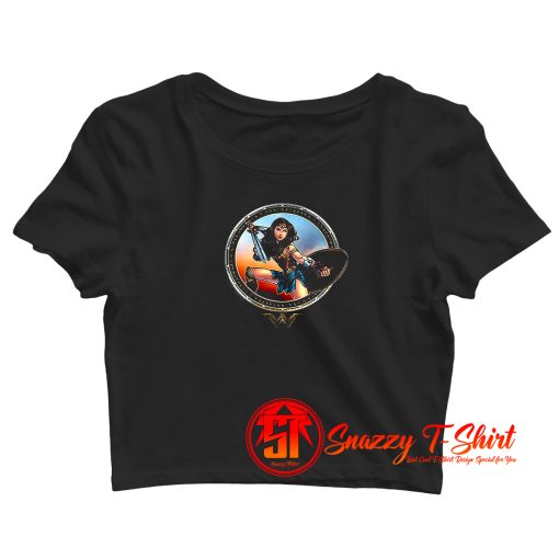 Future of Justice Wonder Woman Crop Top Shirt