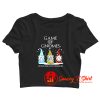 Game Of Gnomes Christmas Is Coming Three Crop Top Shirt