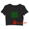 Game Shamrock St Patricks Day Irish Celebrate Crop Top Shirt